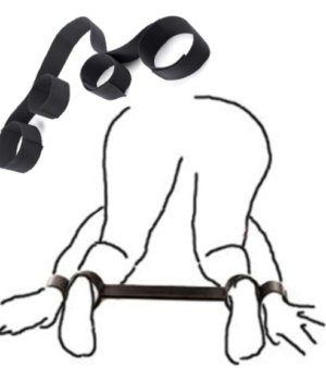 Playboy Gag-ball BDSM Bondage Cuffs for Couples