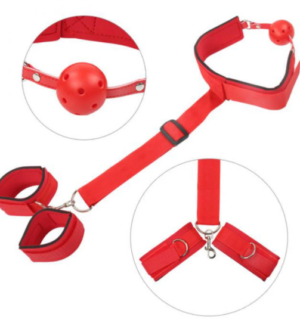 Playboy Gag-ball BDSM Bondage Cuffs for Couples