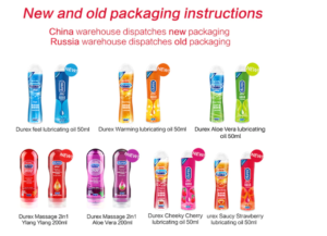 Durex 50/200ml Lubricant Fruit & Water Based