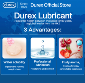 Durex 50/200ml Lubricant Fruit & Water Based