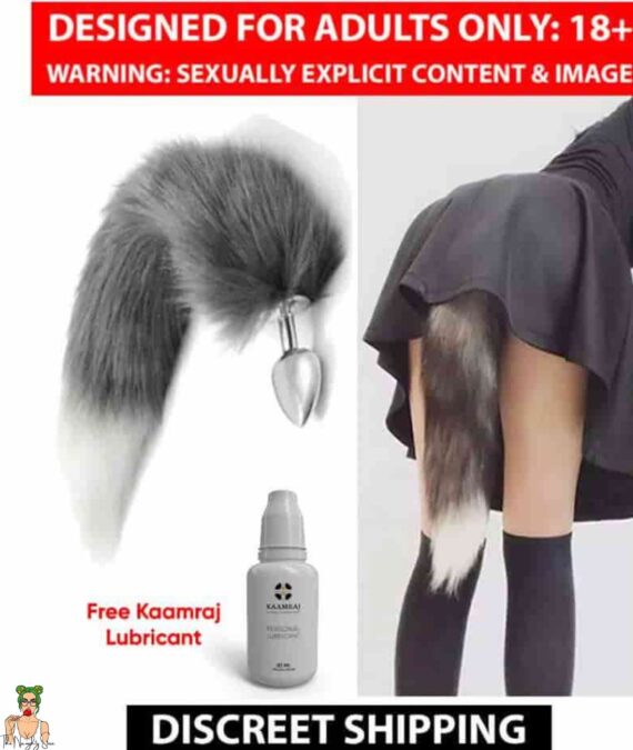Cosplay Fur Fox tail Anal Butt Plug for Women