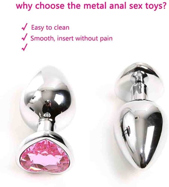 Exotic Gemstone Anal Butt Plug for Women