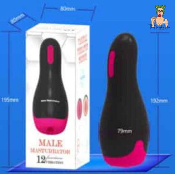 Black Panther 12 pattern Automatic Electric Masturbator for Men