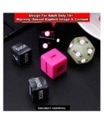 Multi Sex Poses and Dares Pink-Black Couple Dice Set