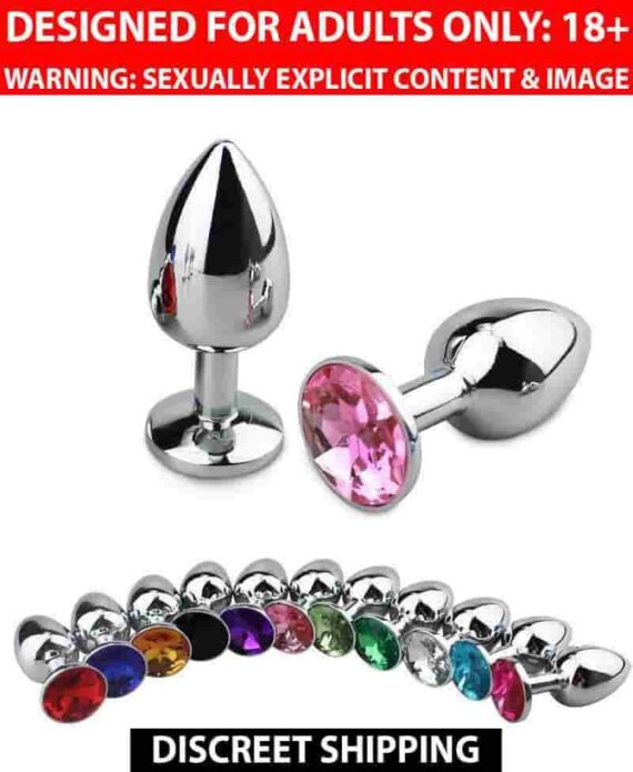 Exotic Gemstone Anal Butt Plug for Women