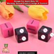 Multi Sex Poses and Dares Pink-Black Couple Dice Set