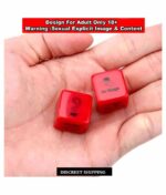 Multi Sex Poses and Dares Red Couple Dice Set