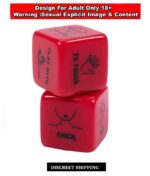 Multi Sex Poses and Dares Red Couple Dice Set