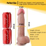 10 -Inches Pink head realistic Dildo