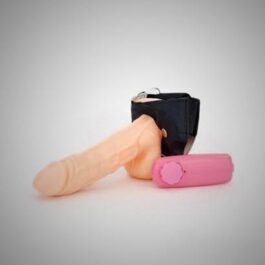 Hollow Strap On Dildo With Vibration