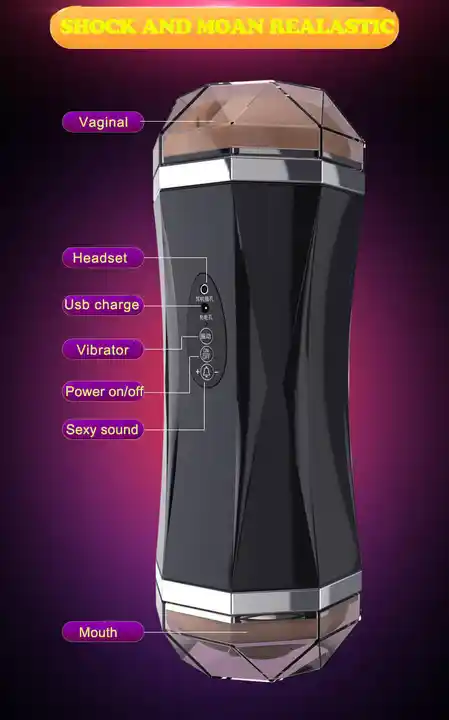 2 in 1 Vibrating Mouth and Vagina
